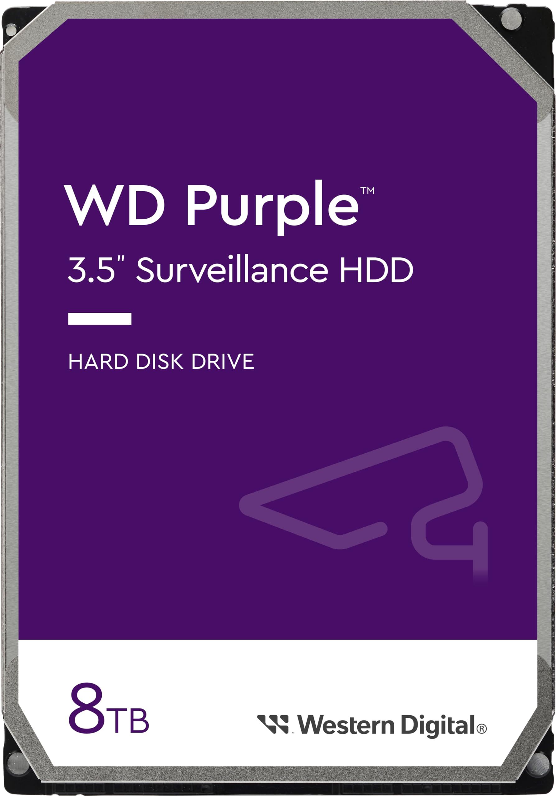 HDD WD Purple WD85PURZ 8TB 3.5  5640 256MB SATA III