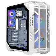 CARCASA Cooler Master HAF 700, Tower, E-ATX, fara sursa, 5xfan, USB 3.2 gen2 Type-C x 1, USB 3.2 gen 1 x 4, audio, mic, LED controller ARGB, , PSU shroud, 8 sloturi expansiune, iluminare , alb,  H700-WGNN-S00  (timbru verde 0.48lei)