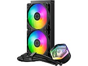 COOLER Cooler Master  MASTERLIQUID 240 ATMOS , racire lichid, skt. Intel LGA 1700/1200/115x, AMD AM5/AM4, radiator aluminiu, pompa , fan 2x120mm, 2500rpm, conector 4-pin PWM, ARGB, negru,  MLX-D24M-A25PZ-R1  (timbru verde 2 lei)