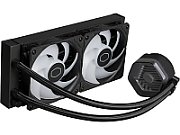 COOLER Cooler Master  MASTERLIQUID 240 ATMOS , racire lichid, skt. Intel LGA 1700/1200/115x, AMD AM5/AM4, radiator aluminiu, pompa , fan 2x120mm, 2500rpm, conector 4-pin PWM, ARGB, negru,  MLX-D24M-A25PZ-R1  (timbru verde 2 lei)