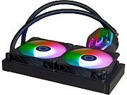 COOLER Cooler Master  MASTERLIQUID 240 ATMOS , racire lichid, skt. Intel LGA 1700/1200/115x, AMD AM5/AM4, radiator aluminiu, pompa , fan 2x120mm, 2500rpm, conector 4-pin PWM, ARGB, negru,  MLX-D24M-A25PZ-R1  (timbru verde 2 lei)