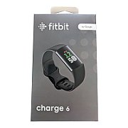 Fitbit Charge 6 OLED Wristband Activity Tracker obsidian/aluminium black