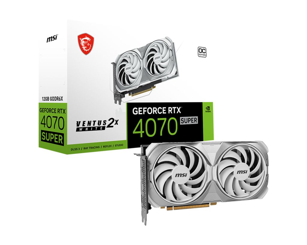 MSI GeForce RTX 4070 SUPER 12GB VENTUS 2X WHITE OC_1