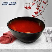 BOL OVAL CERAMICA 16 CM, VULCANO, ART OF DINING BY HEINNER