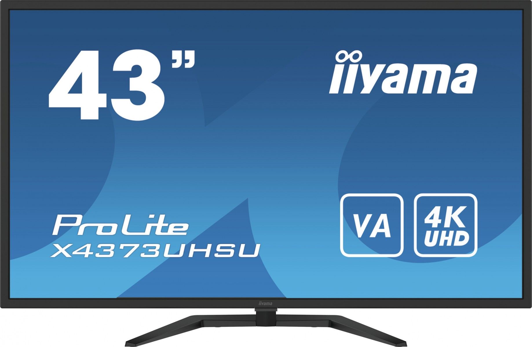 Monitor 42.5 inch LED IIyama X4373UHSU-B1 3840 x 2160 pixeli, 60 Hz, 3 ms, Negru