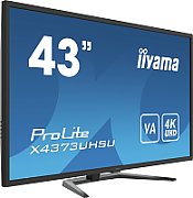 Monitor 42.5 inch LED IIyama X4373UHSU-B1 3840 x 2160 pixeli, 60 Hz, 3 ms, Negru