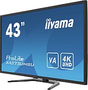 Monitor 42.5 inch LED IIyama X4373UHSU-B1 3840 x 2160 pixeli, 60 Hz, 3 ms, Negru