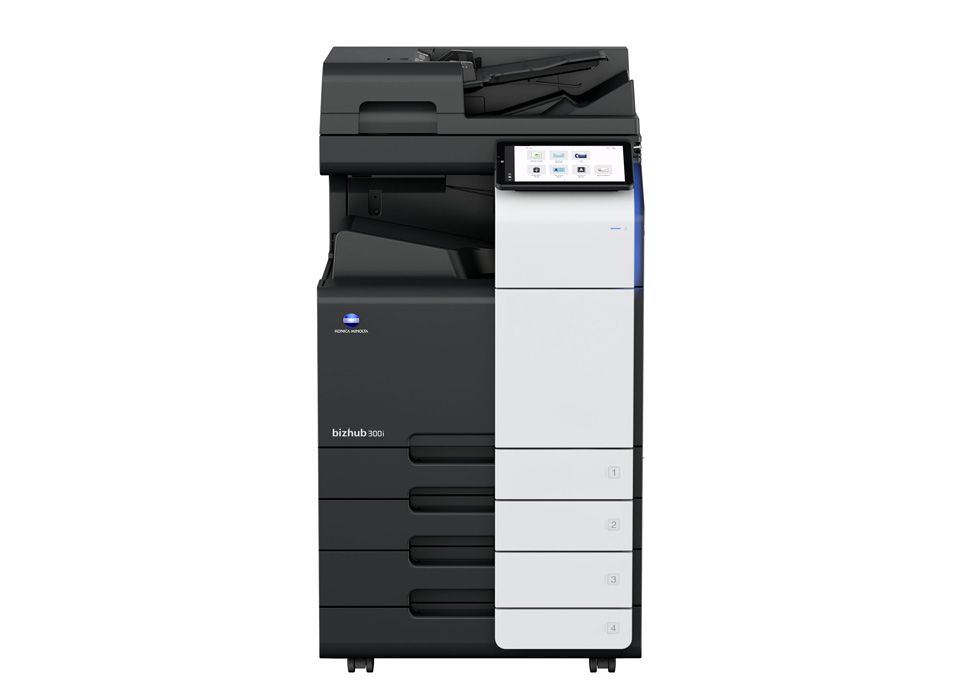 Imprimanta multifunctionala laser monocrom Konica Minolta bizhub 300i, A3, duplex, ADF, USB 2.0, 30 ppm