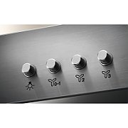 Hota de bucatarie tip semineu Electrolux LFC316X, 1 motor, 3 trepte de viteza, capacitate maxima de absortie aer 420 mc/h, nivel maxim de zgomot 66 dB, butoane de control, lampa 2 LED-uri, 2 filtre aluminiu de grasime, clasa eficienta energetica C, dimensiuni 69x59.8x45 cm, culoare inox