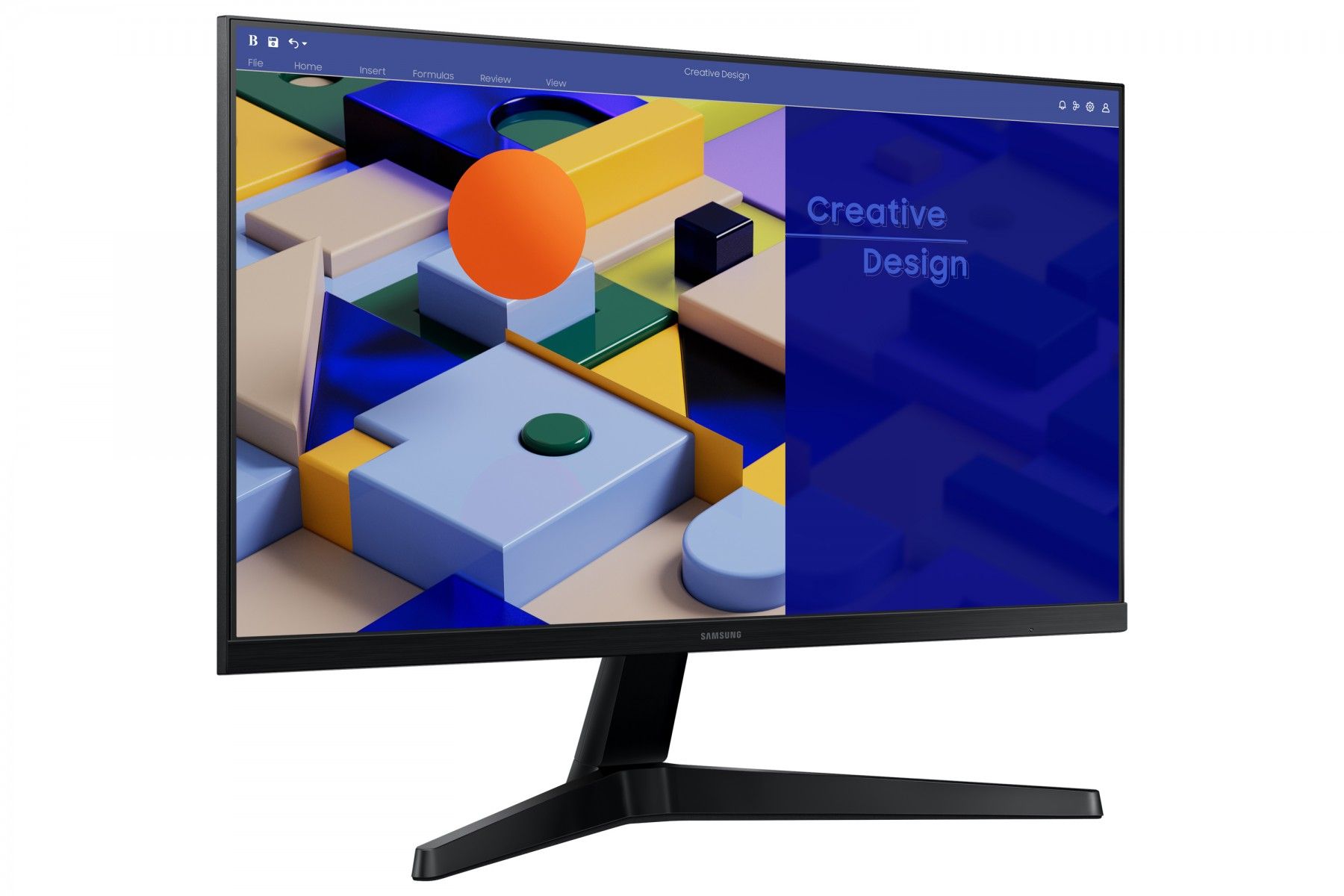 Monitor 27 inch LED Samsung LS27C312EAUXEN 1920 x 1080 pixeli, 75 Hz, 5 ms, Negru