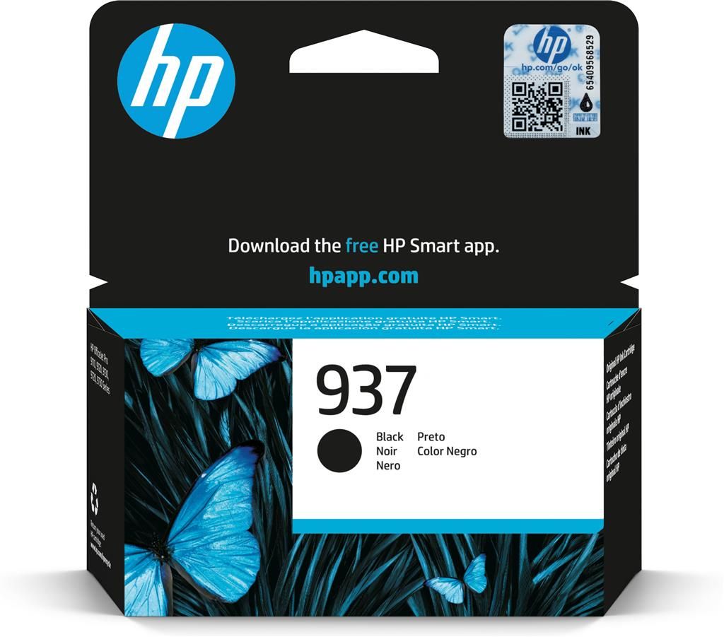 Cartus cerneala HP 4S6W5NE ,Negru ,1250 pagini ,Original (937) 