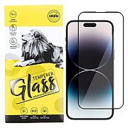 FOLIE STICLA  Spacer pentru Iphone 15 Plus, grosime 0.3mm, acoperire totala ecran, strat special anti-ulei si anti-amprenta, Tempered Glass, sticla 9D, duritate 9H  SPPG-AP-IP15PL-TG 