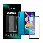 FOLIE STICLA  Spacer pentru Samsung Galaxy S23 FE, grosime 0.3mm, acoperire totala ecran, strat special anti-ulei si anti-amprenta, Tempered Glass, sticla 9D, duritate 9H  SPPG-SM-GX-S23FE-TG 