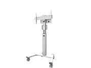 Stand podea mobil Neomounts 37 -75 , VESA 100x100~600x400, 70kg, fix, inaltime reglabila, alb