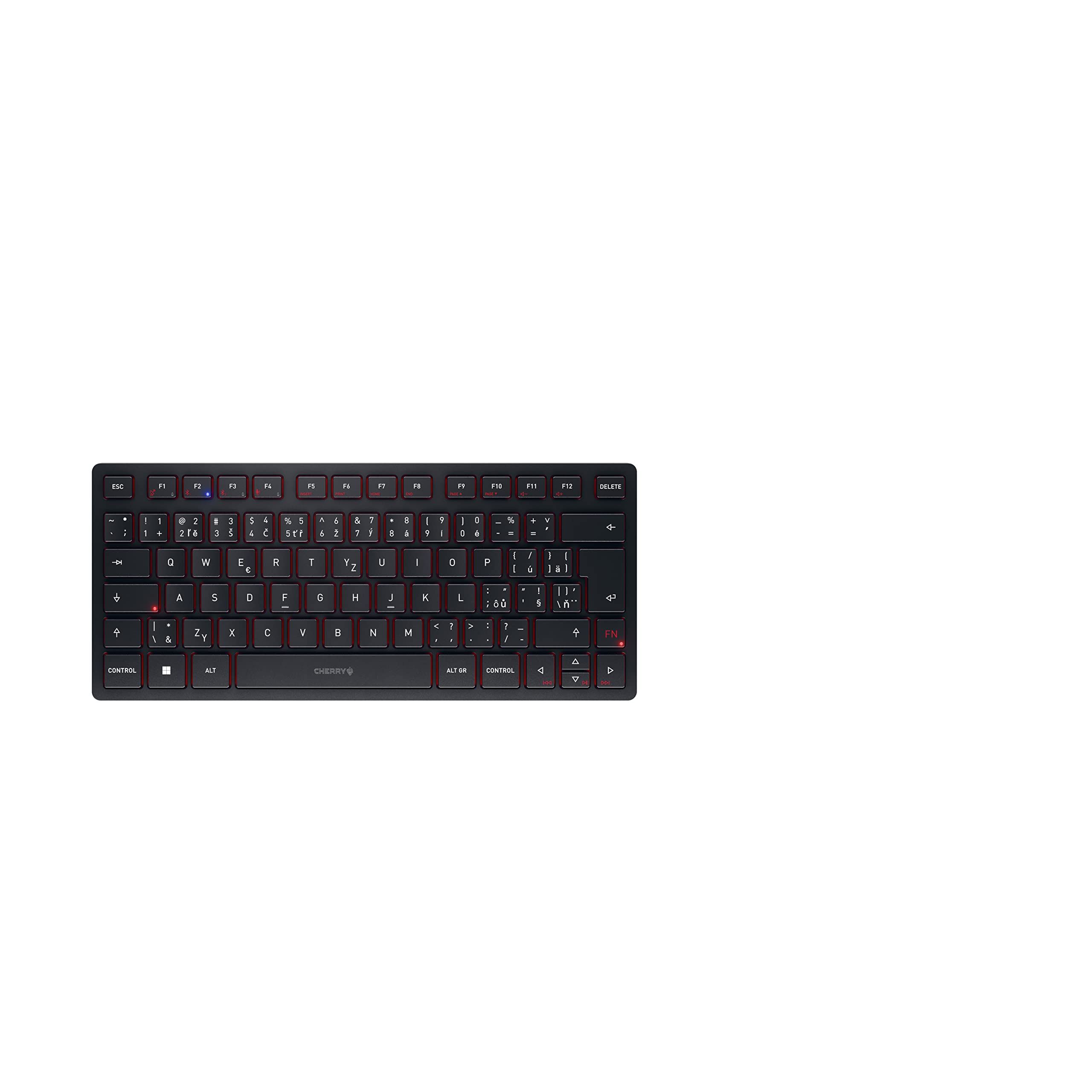 CHERRY KW 9200 MINI WIRELESS/KEYBOARD BLACK CZECH REPUBLIC