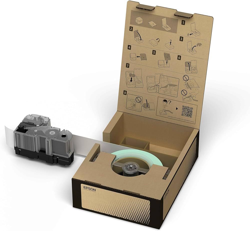 BR-VN24WB-E CONSUMABLES: TAPES/VINYL LABELTAPE WHT/BLK 24MM 45M