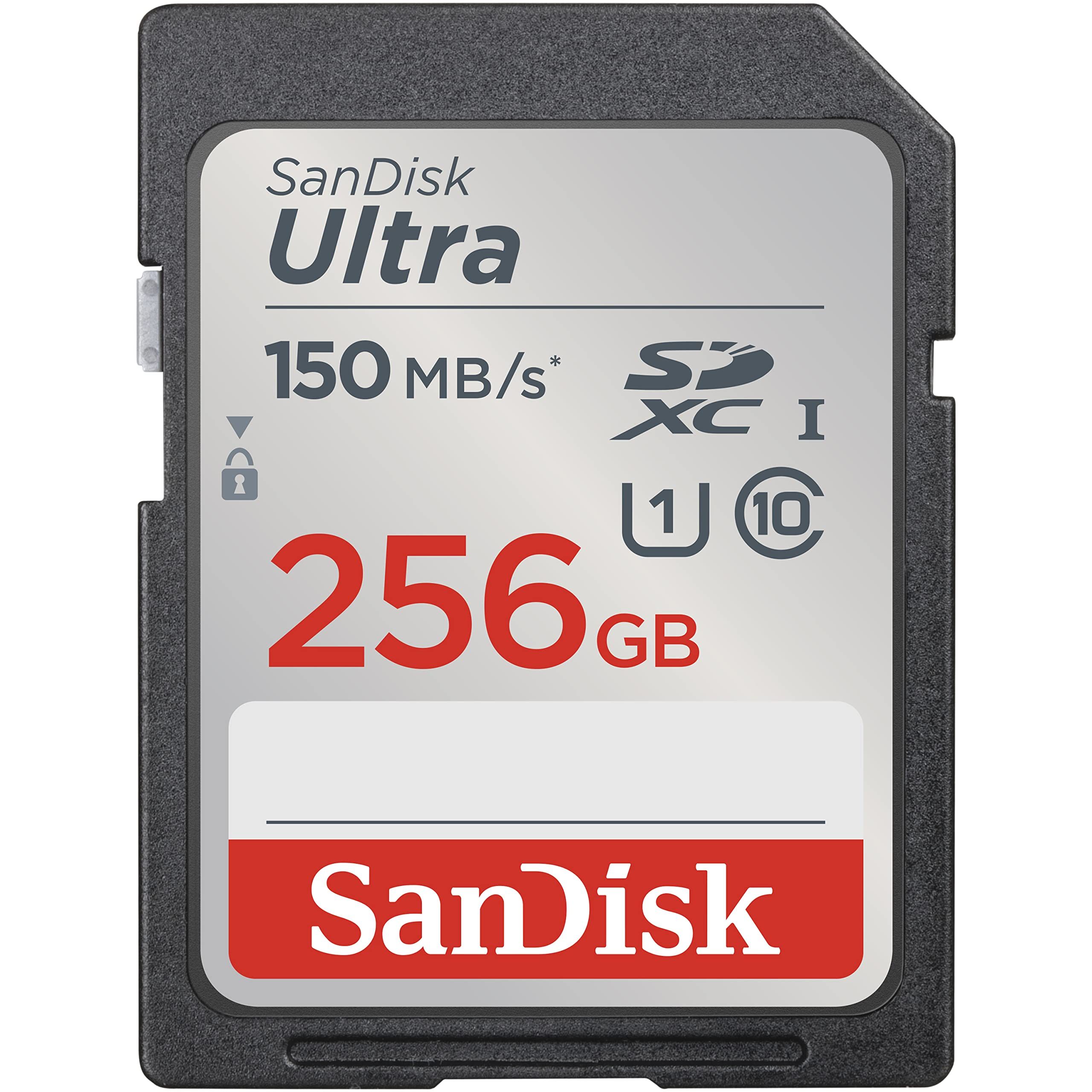 SANDISK ULTRA 256GB/SDXC MEMORY CARD 150MB/S