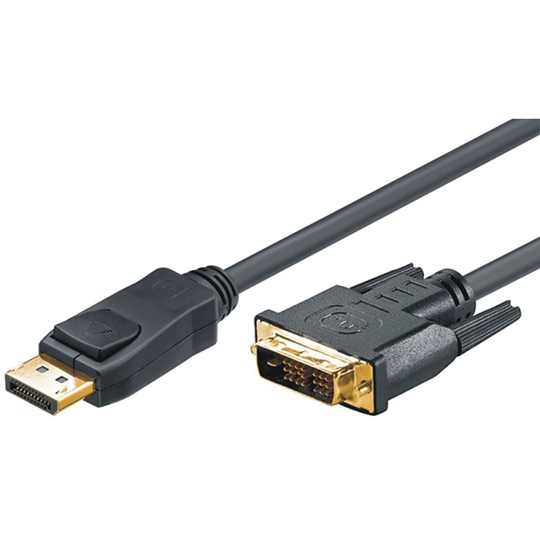 3M DP DVI CABLE M-M BLACK/M/M GOLD FULL HD