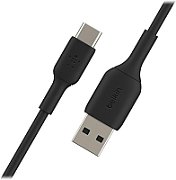 USB-C/USB-A CABLE/PVC 2M BLACK
