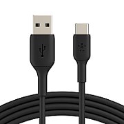 USB-C/USB-A CABLE/PVC 2M BLACK