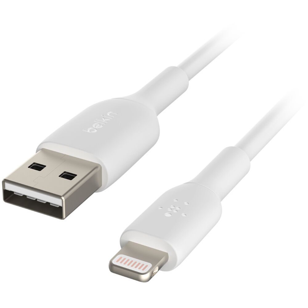 BELKIN LIGHTNING/USB-A CABLE/2M PVC WHITE