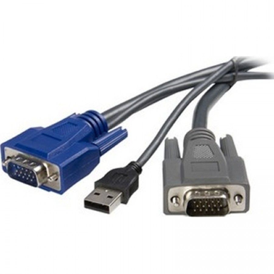 10 FT USB VGA 2-IN-1 KVM CABLE/.