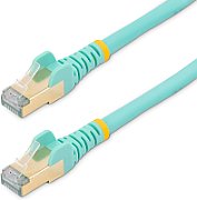 PATCH CABLE CAT6A 3M AQUA/STP 10GBIT/S M/M SNAGLESS