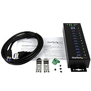 10 PORT INDUSTRIAL USB 3.0 HUB/.