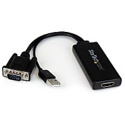VGA TO HDMI ADAPTER W/ AUDIO/.