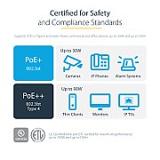 10M CAT6A ETHERNET CABLE BLACK/BLACK - SHIELDED COPPER WIRE