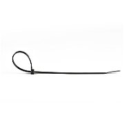 100 PACK 10 CABLE TIES -BLACK/NYLON ZIP TIE WRAPS UL TAA