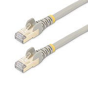 5M CAT6A ETHERNET CABLE GREY/GREY - SHIELDED COPPER WIRE