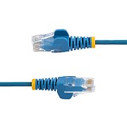 CAT6 CABLE - 2.5 M - BLUE/SNAGLESS - 28 AWG COPPER WIRE
