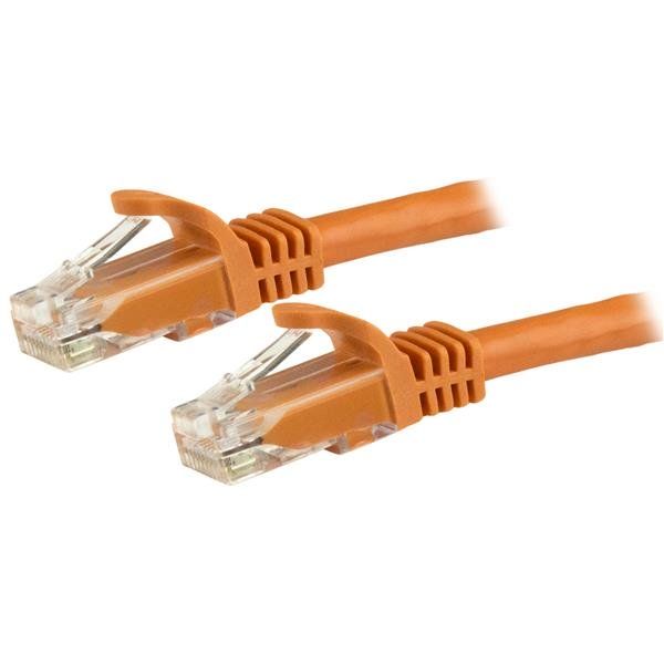 1M ORANGE CAT6 PATCH CABLE/.