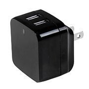 2 PORT USB TRAVEL WALL CHARGER/17W / 3.4A - 110V/220V
