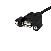 PANEL MOUNT USB CABLE A/HEADER/.