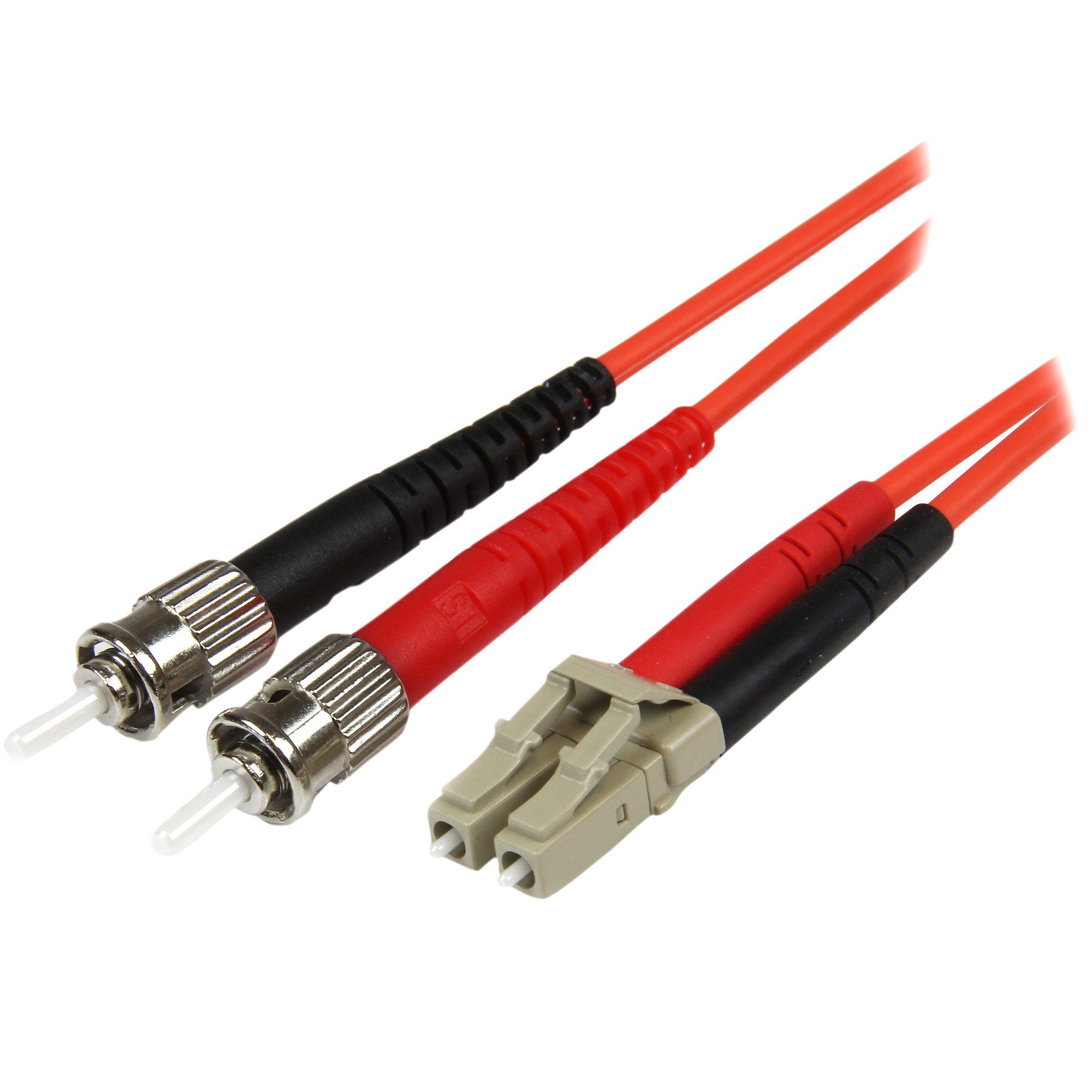 1M MM FIBER PATCH CABLE LC ST/.