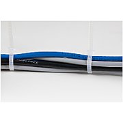 100 PACK 8 CABLE TIES -WHITE/NYLON ZIP TIE WRAPS UL TAA