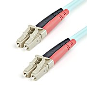 1M AQUA FIBER PATCH CABLE/.