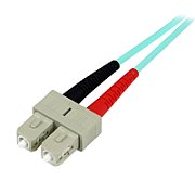 2M AQUA FIBER PATCH CABLE/.