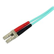 2M AQUA FIBER PATCH CABLE/.