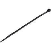 100 PACK 6 CABLE TIES -BLACK/NYLON ZIP TIE WRAPS UL TAA