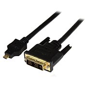2M MICRO HDMI TO DVI-D CABLE/.