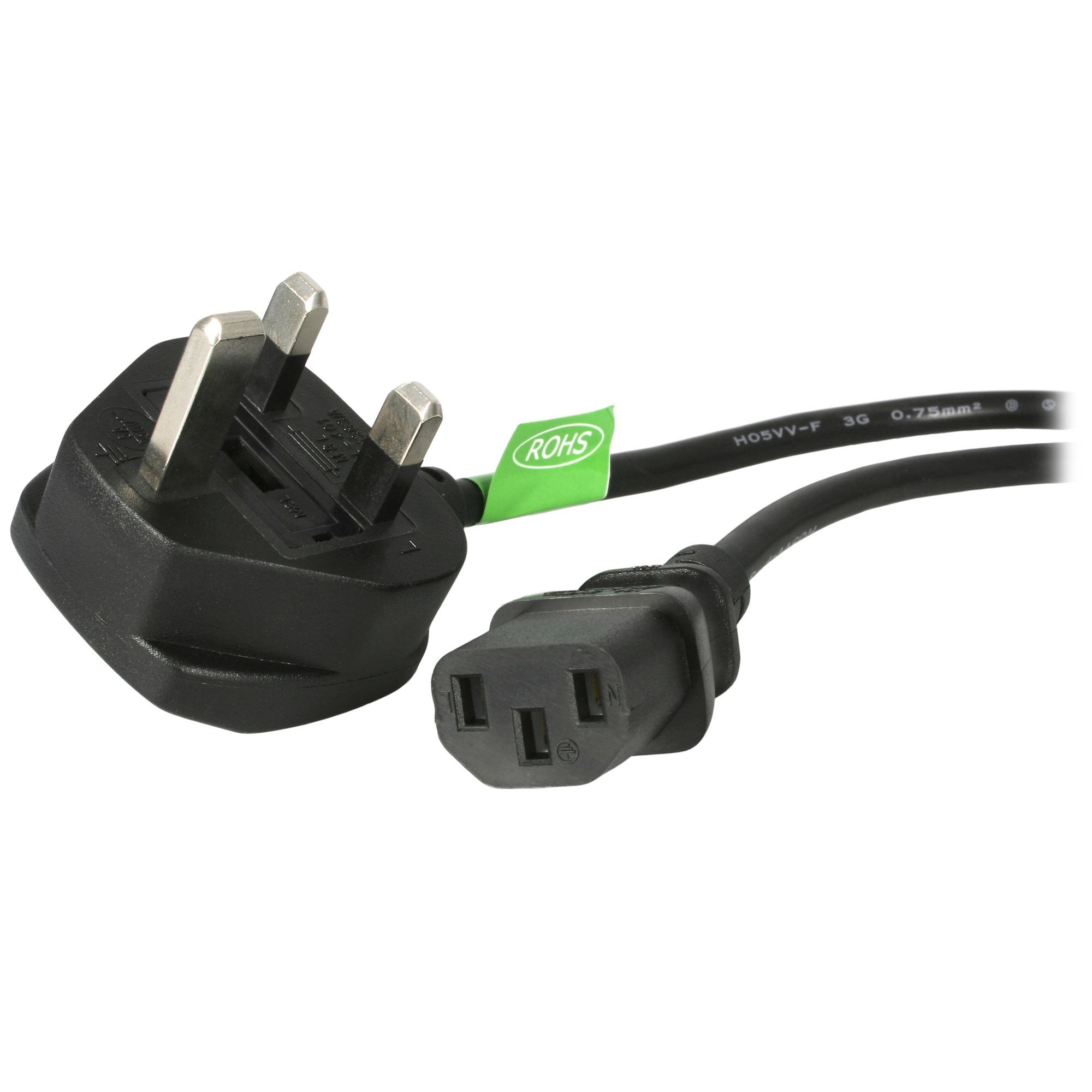 UK COMPUTER POWER CABLE 18AWG/.