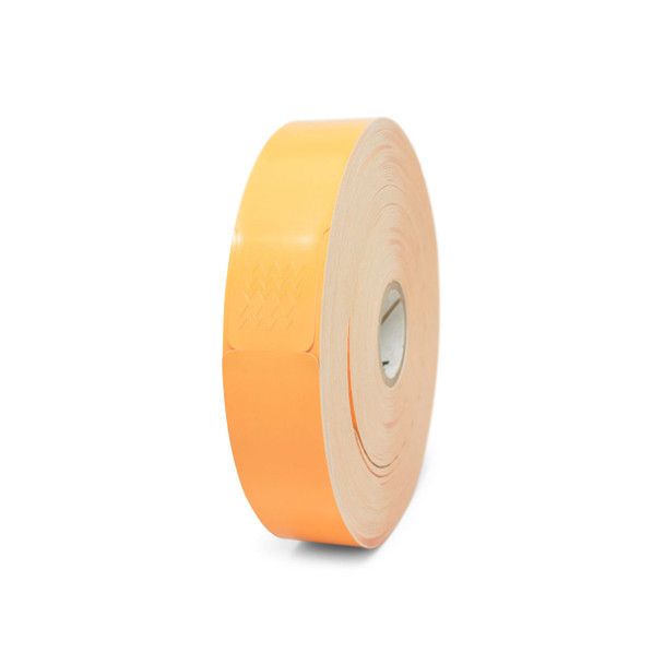 Wristband, Polypropylene, 1x10in (25.4x254mm) Direct thermal, Z-Band Fun, Adhesive closure, 1in (25.4mm) core, 350/roll, 4/box, Orange