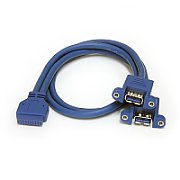 PANEL MOUNT USB 3.0 CABLE/.