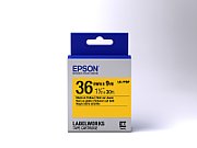 Epson Label Cartridge Pastel LK-7YBP Black/Yellow 36mm (9m)