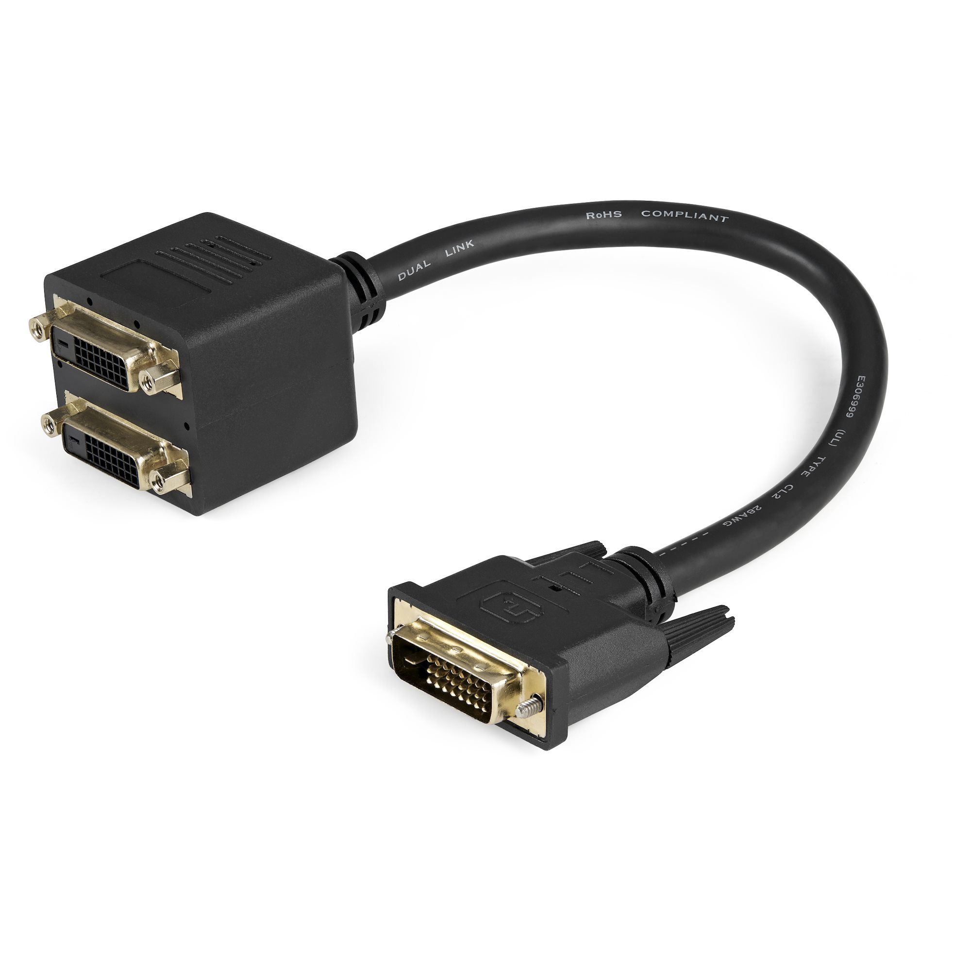 1FT DVI-D VIDEO SPLITTER CABLE/.