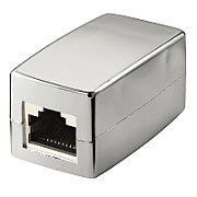CAT5E MODULAR INLINE COUPLER/F/F - RJ45 - SHIELDED - METAL