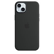 IPHONE 15 PLUS SILICONE CASE/WITH MAGSAFE - BLACK